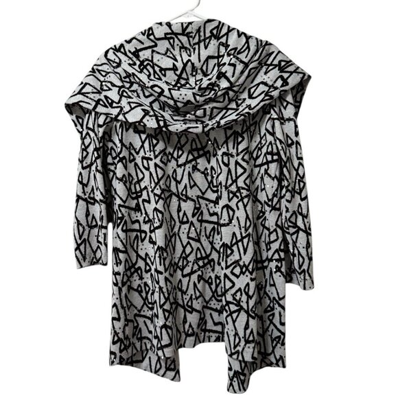 Frank Lyman Open Front Cardigan Sz 8 Metallic Fall Winter Career Office Teacher - Picture 2 of 10